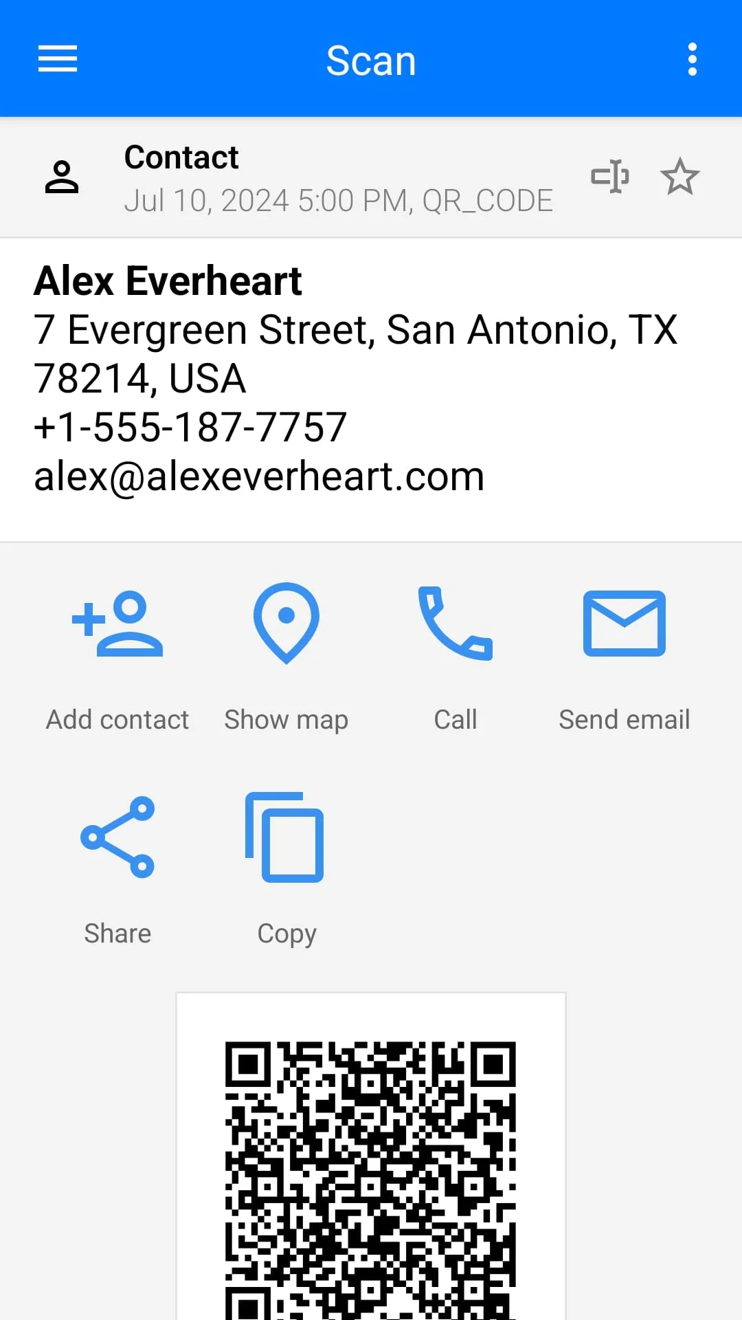 QR & Barcode Scanner Screenshot 2