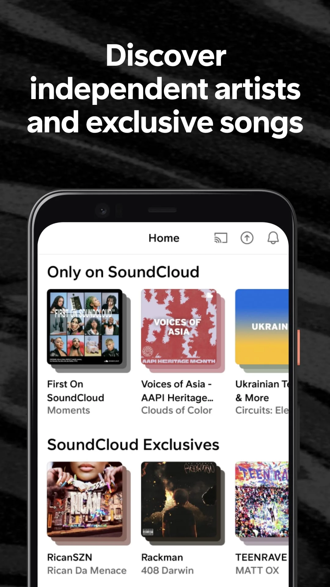 SoundCloud: Play Music & Songs Screenshot 2