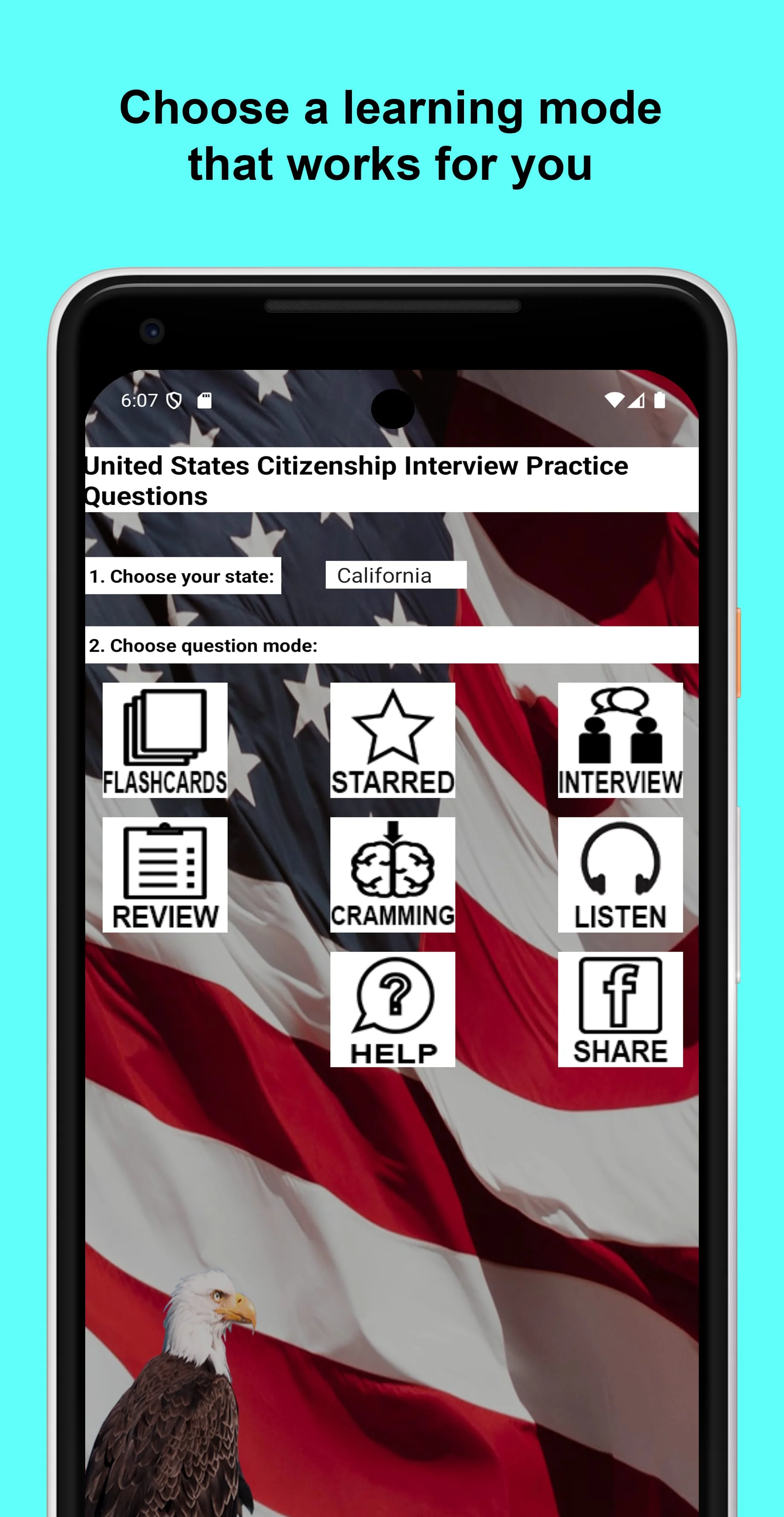 US Citizenship Test 2024 Screenshot 1