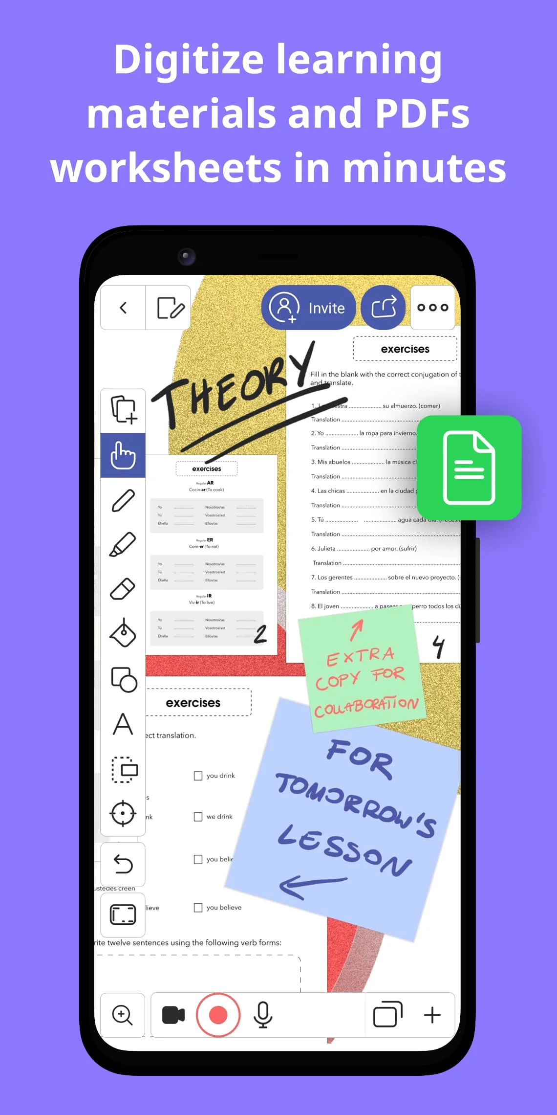 Explain Everything Whiteboard Screenshot 2
