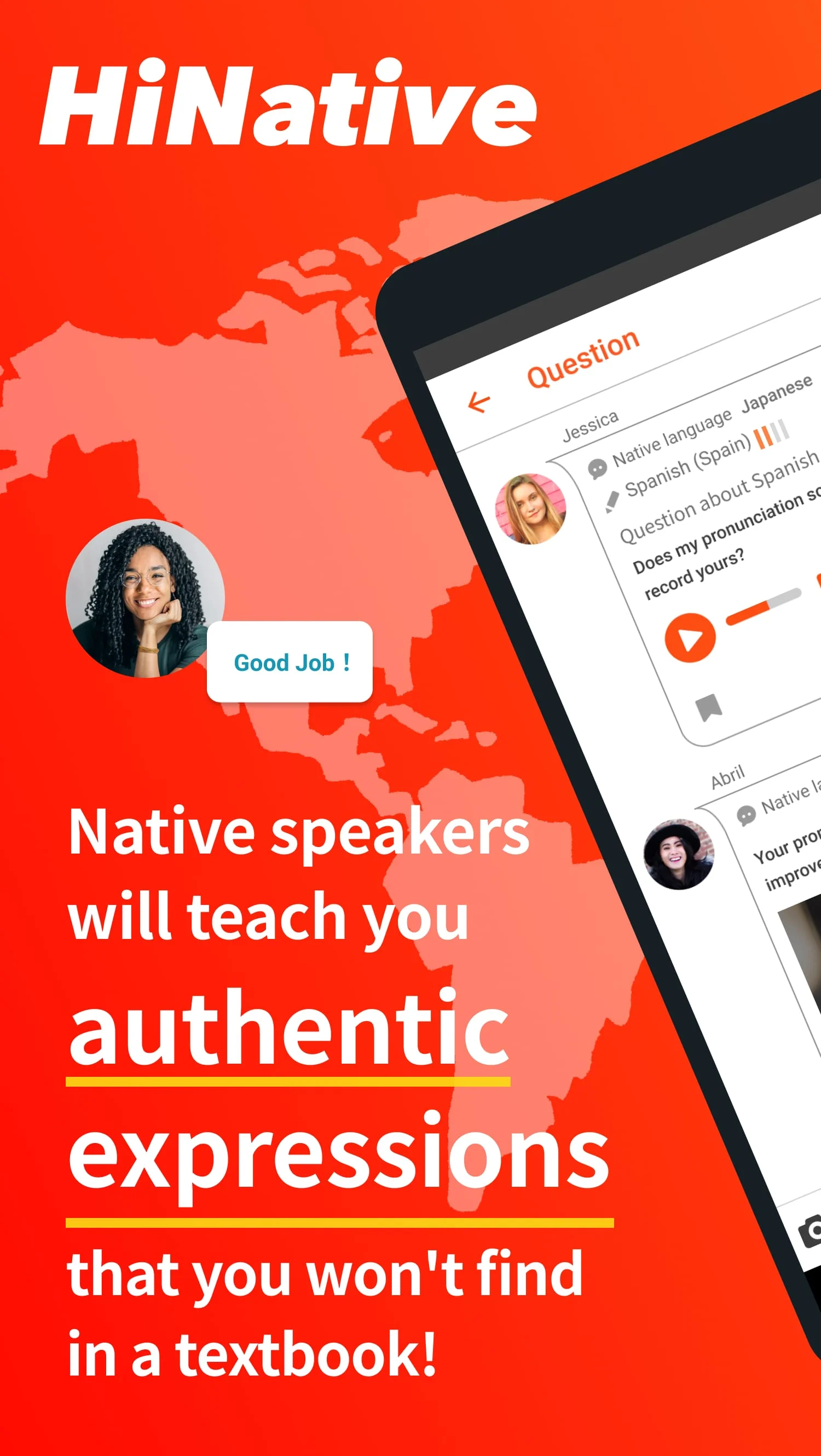 HiNative - Language Learning Screenshot 1