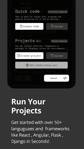 Dcoder, Compiler IDE :Code & P Screenshot 3
