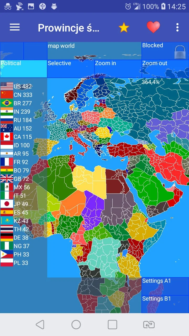 World Provinces. Empire. Maps. Screenshot 4