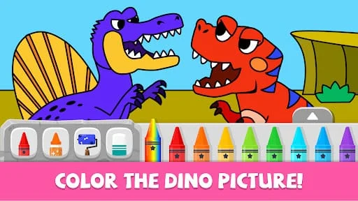 Pinkfong Dino World: Kids Game Screenshot 1