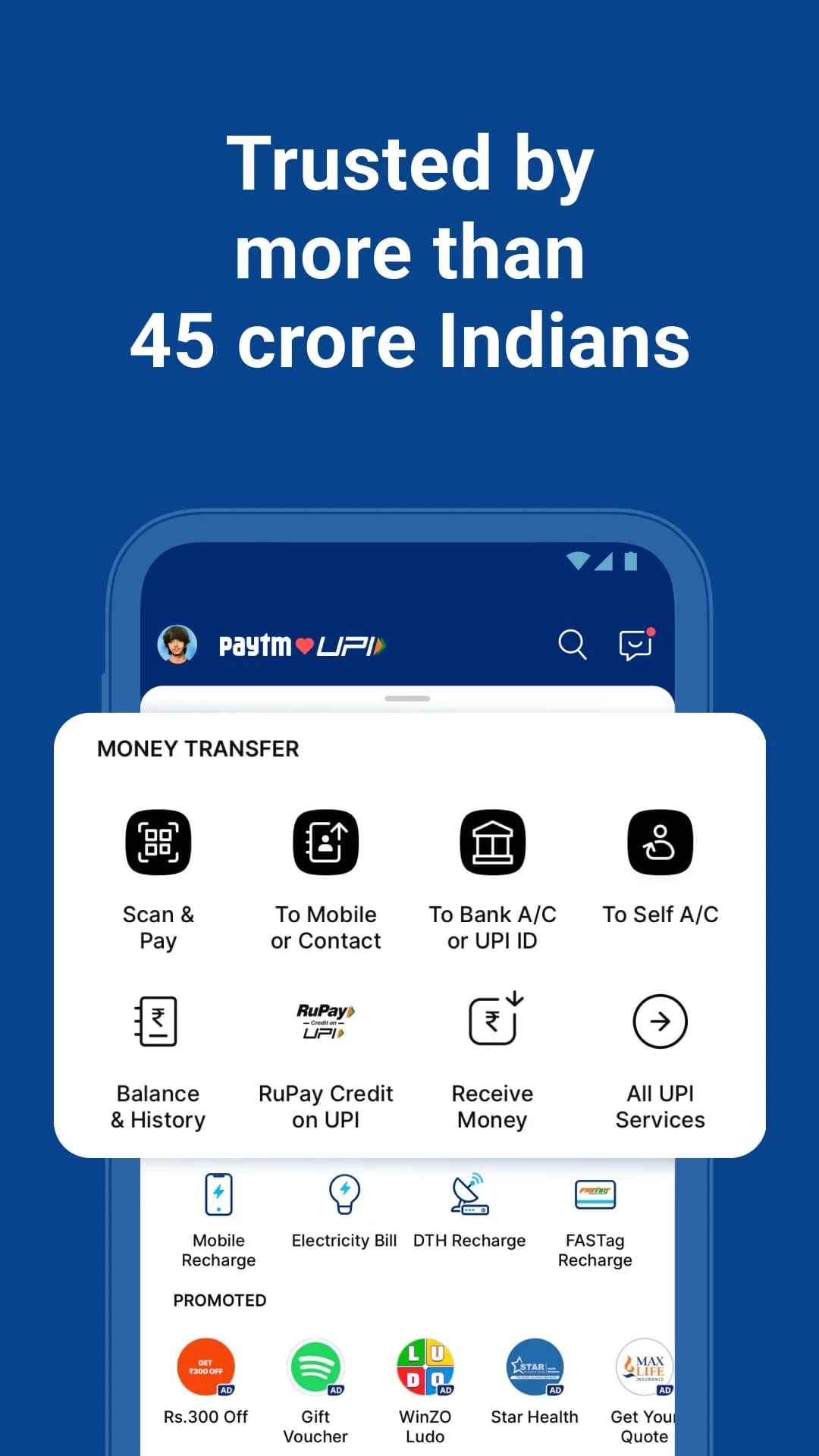 Paytm: Secure UPI Payments Screenshot 1