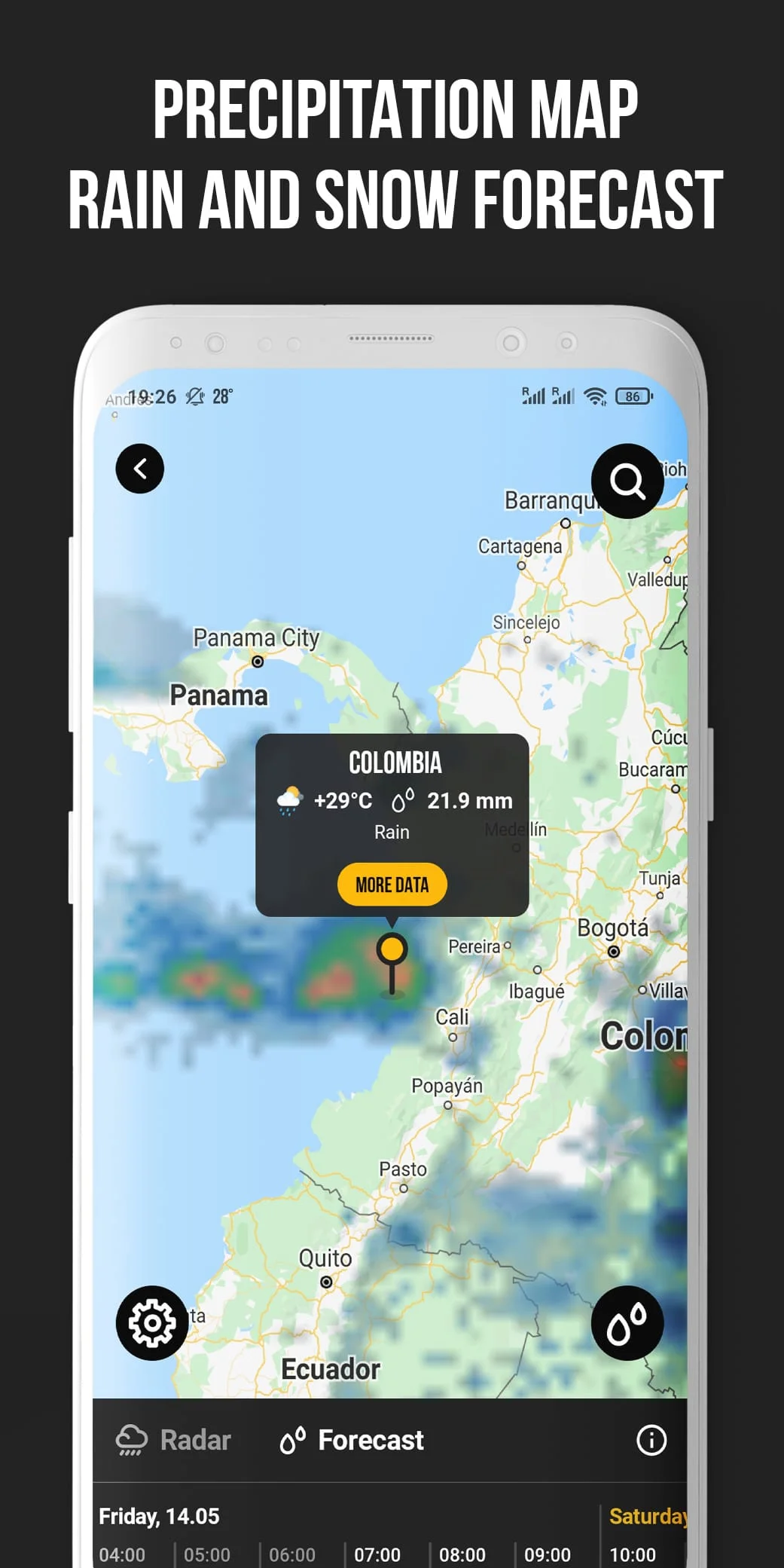 Weather, widget and radar Screenshot 3