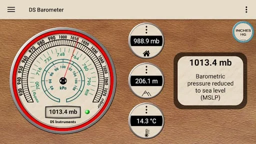 DS Barometer & Altimeter Screenshot 1