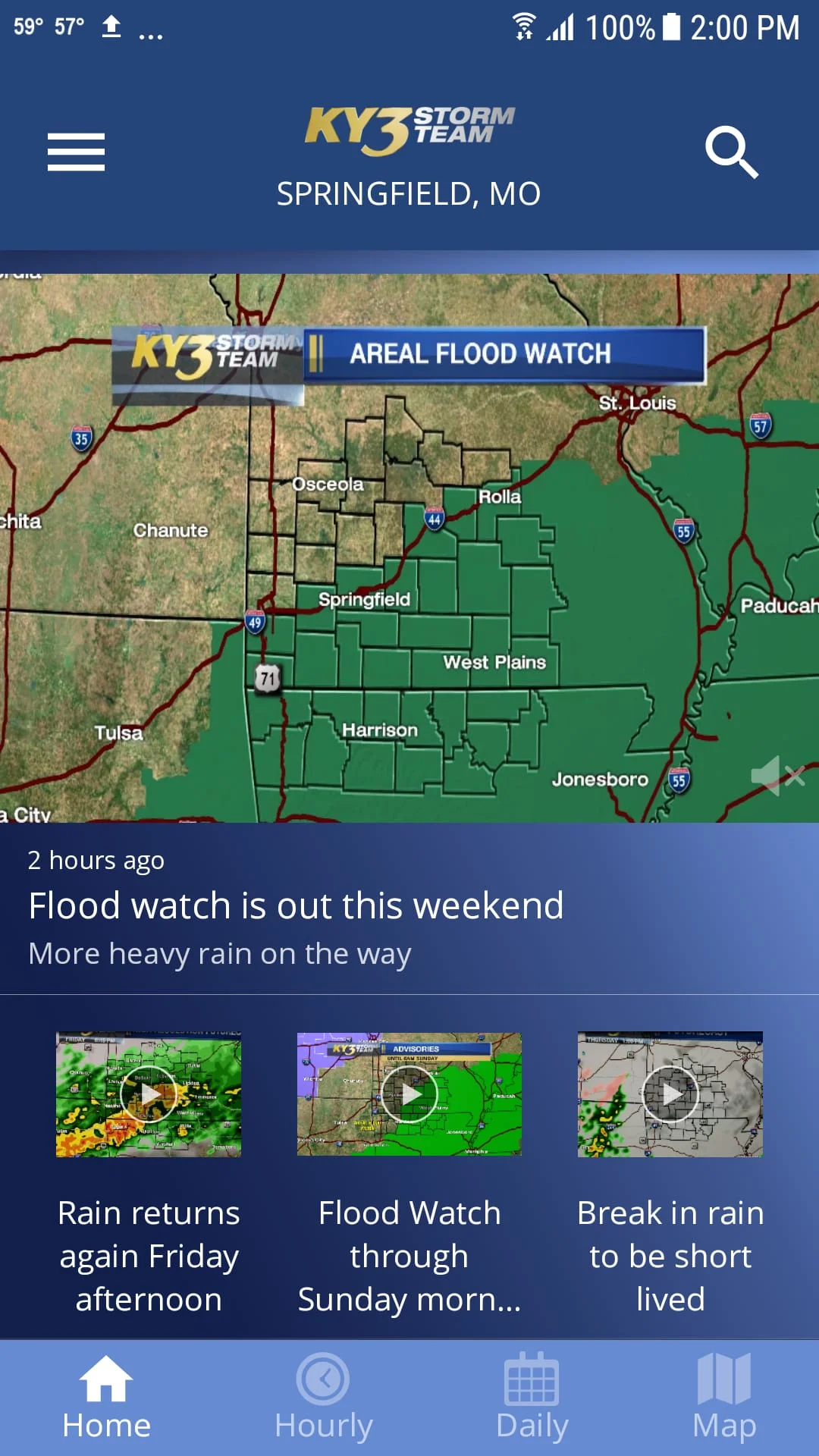 KY3 Weather Screenshot 1