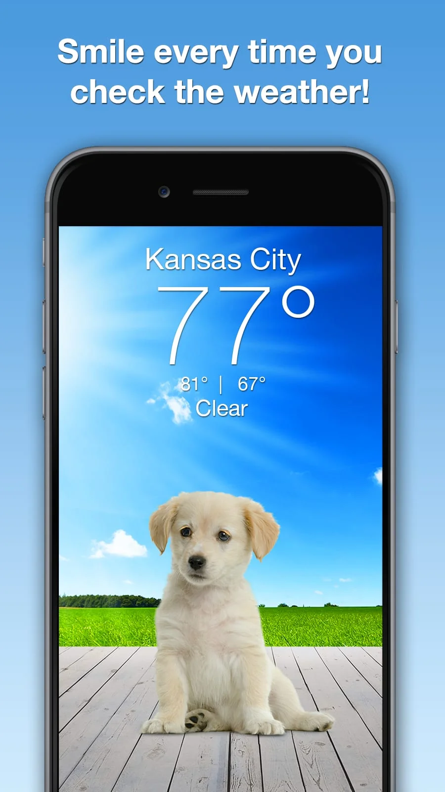 Weather Puppy - App & Widget Screenshot 1