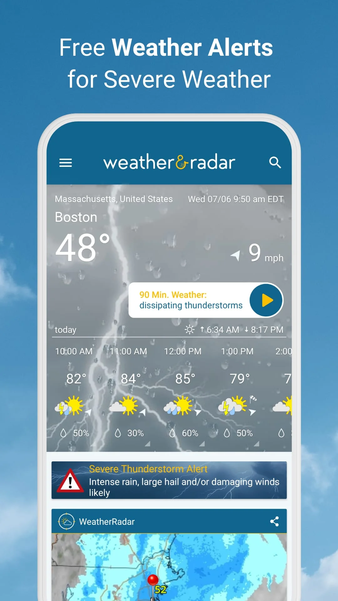 Weather & Radar Screenshot 2