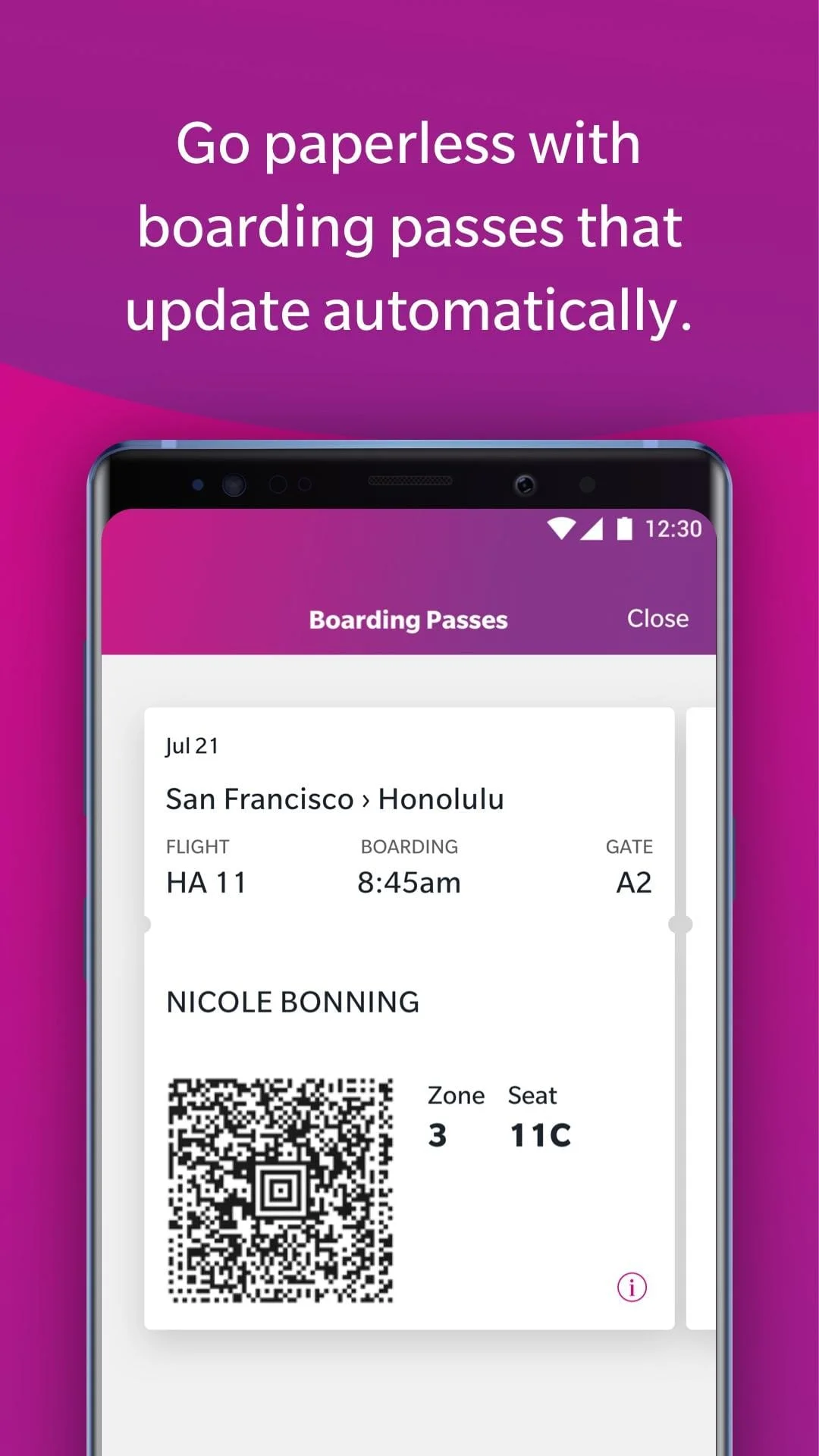 Hawaiian Airlines Screenshot 3