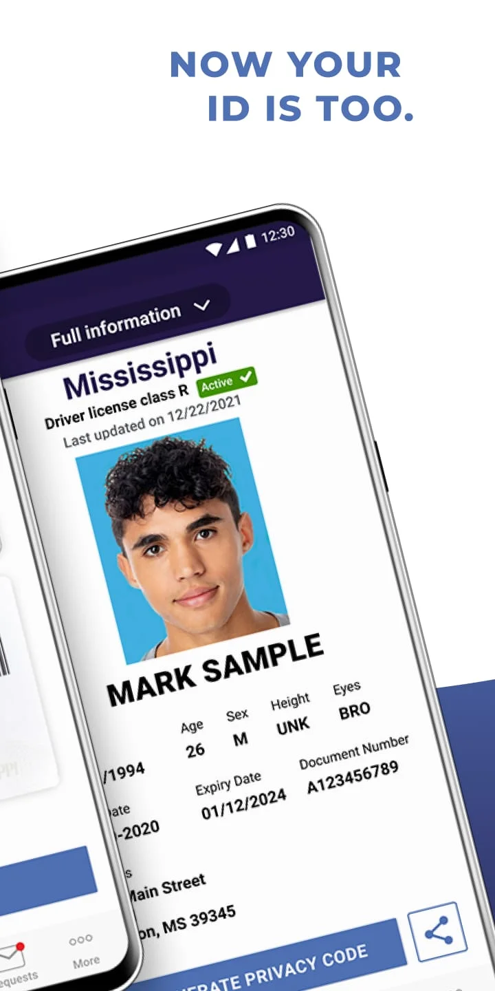 Mississippi Mobile ID Screenshot 2