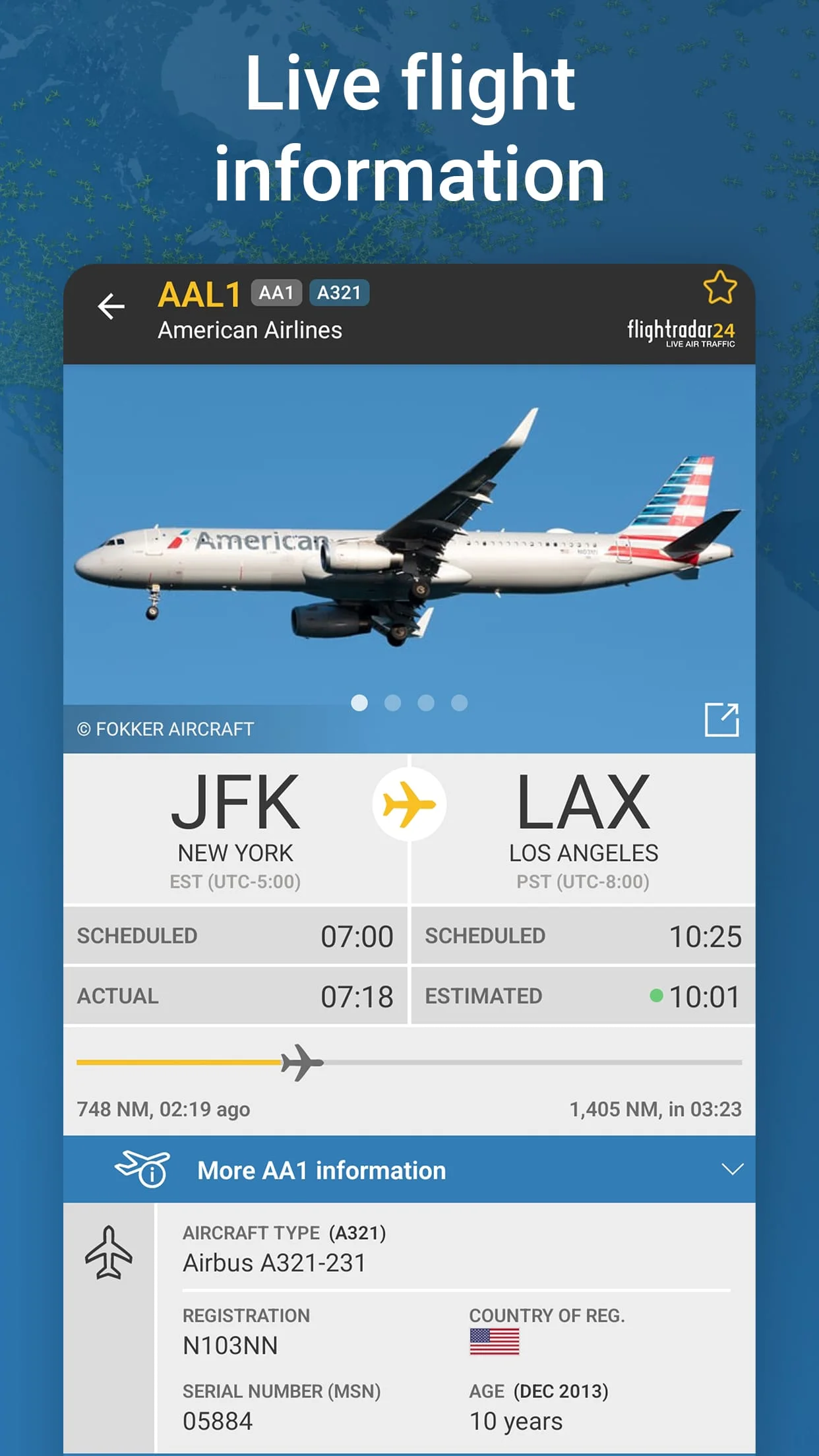 Flightradar24 Flight Tracker Screenshot 3