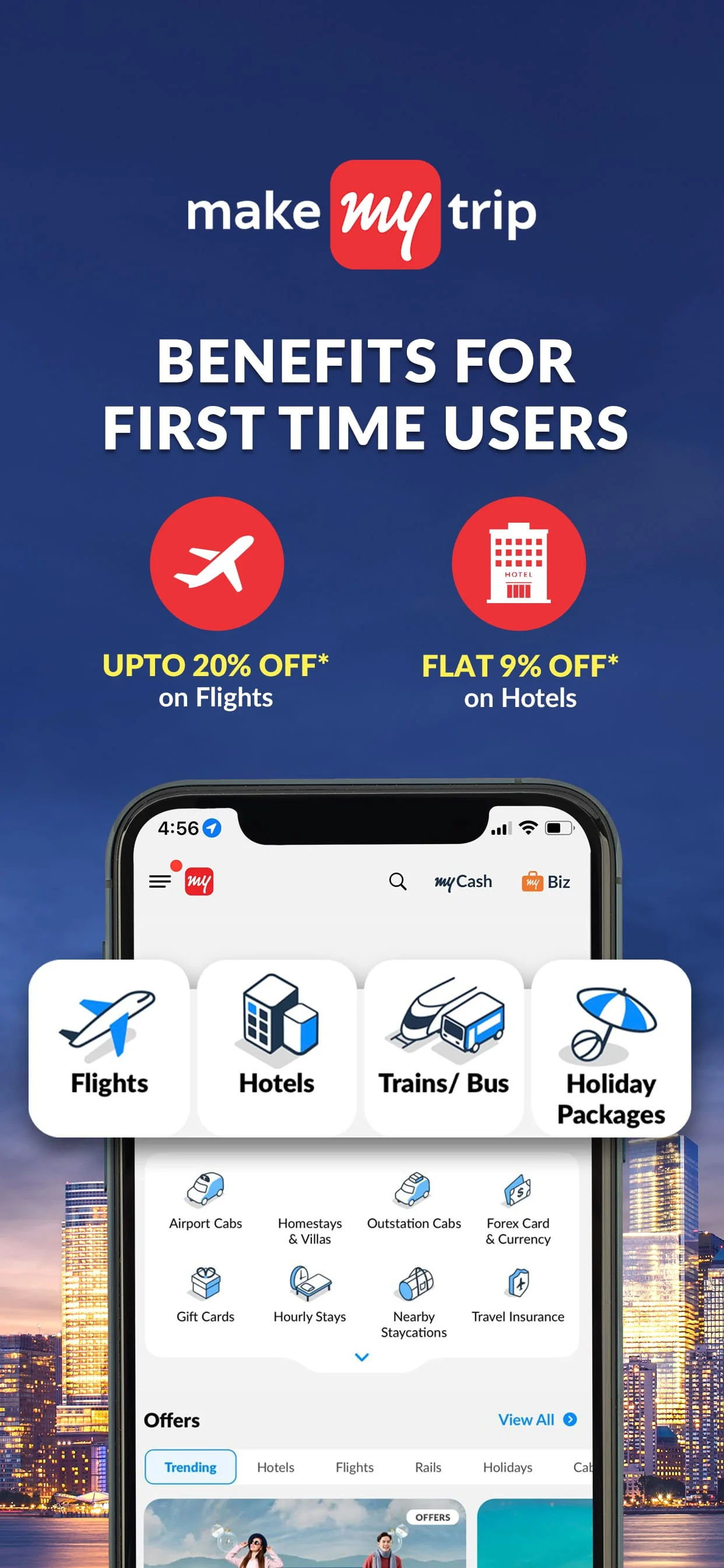 MakeMyTrip - Flights & Hotels Screenshot 2