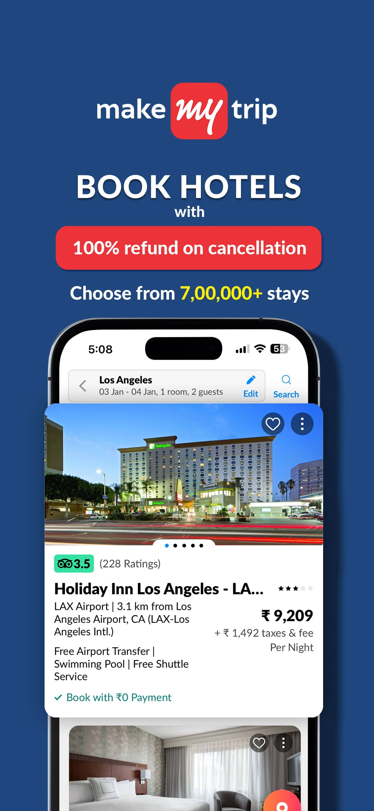 MakeMyTrip - Flights & Hotels Screenshot 4
