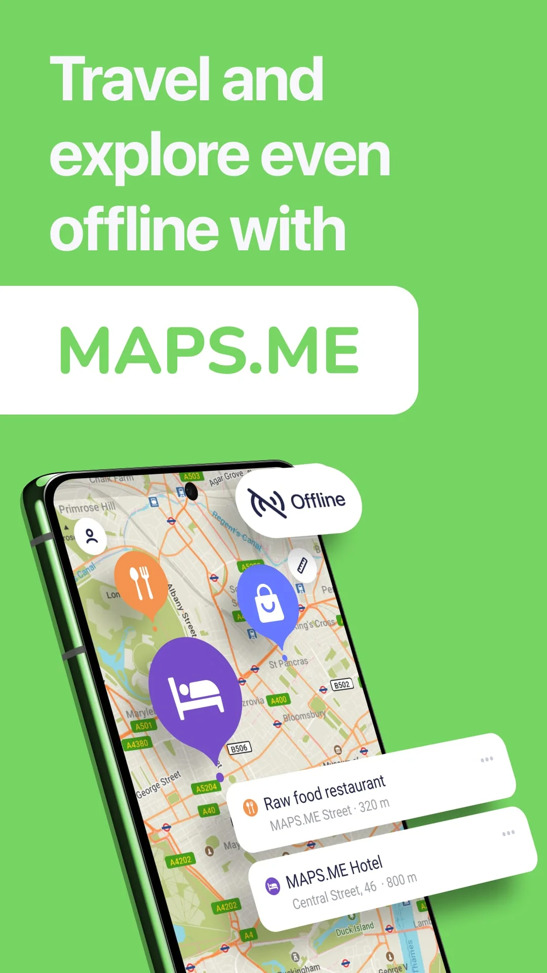 MAPS.ME: Offline maps GPS Nav Screenshot 1