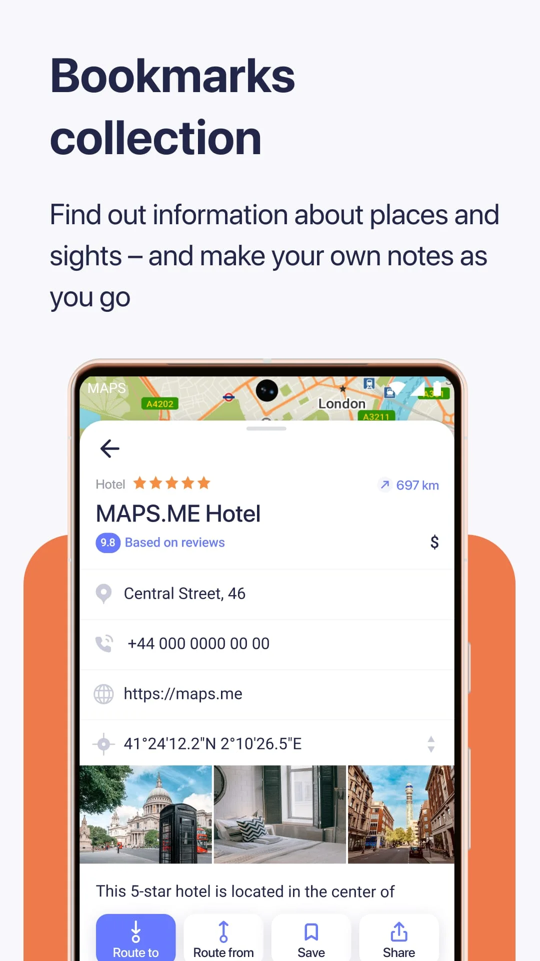 MAPS.ME: Offline maps GPS Nav Screenshot 3