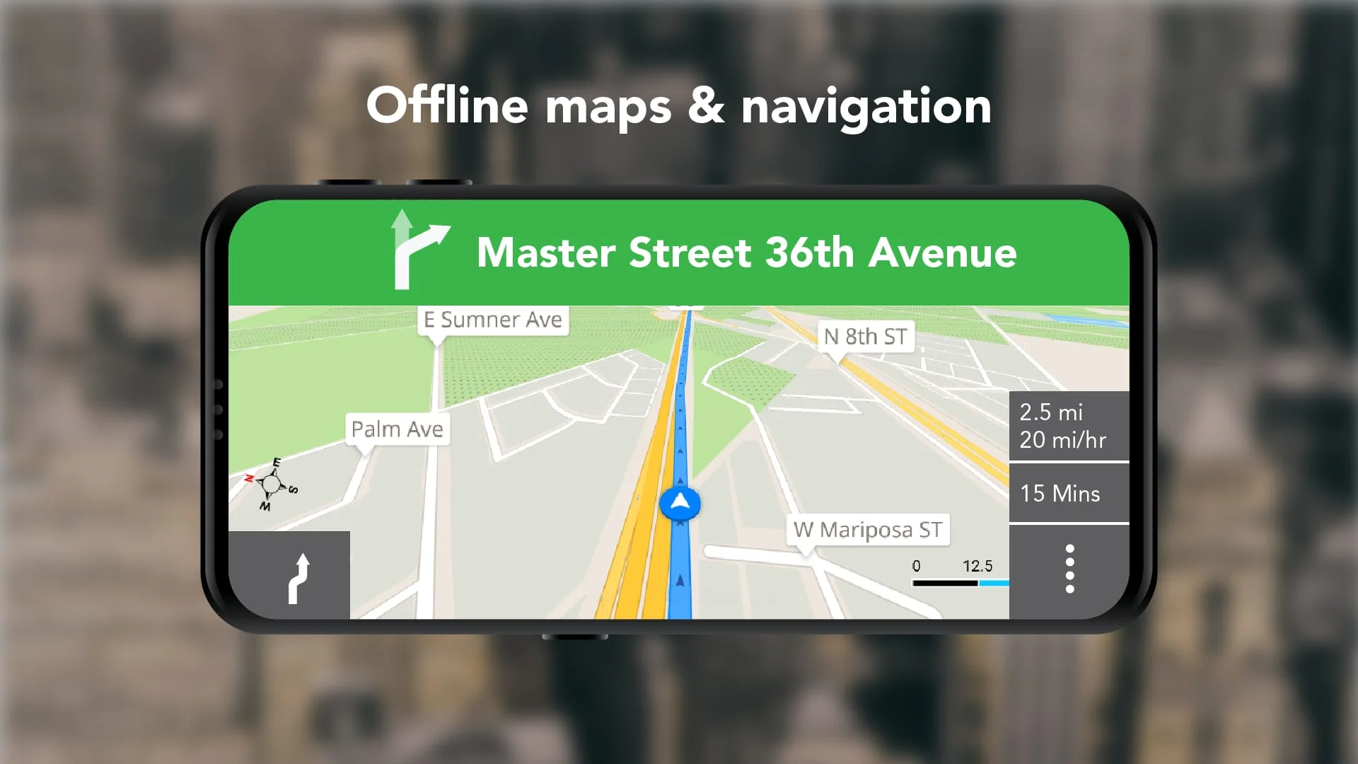 GPS Offline Maps & Navigation Screenshot 1