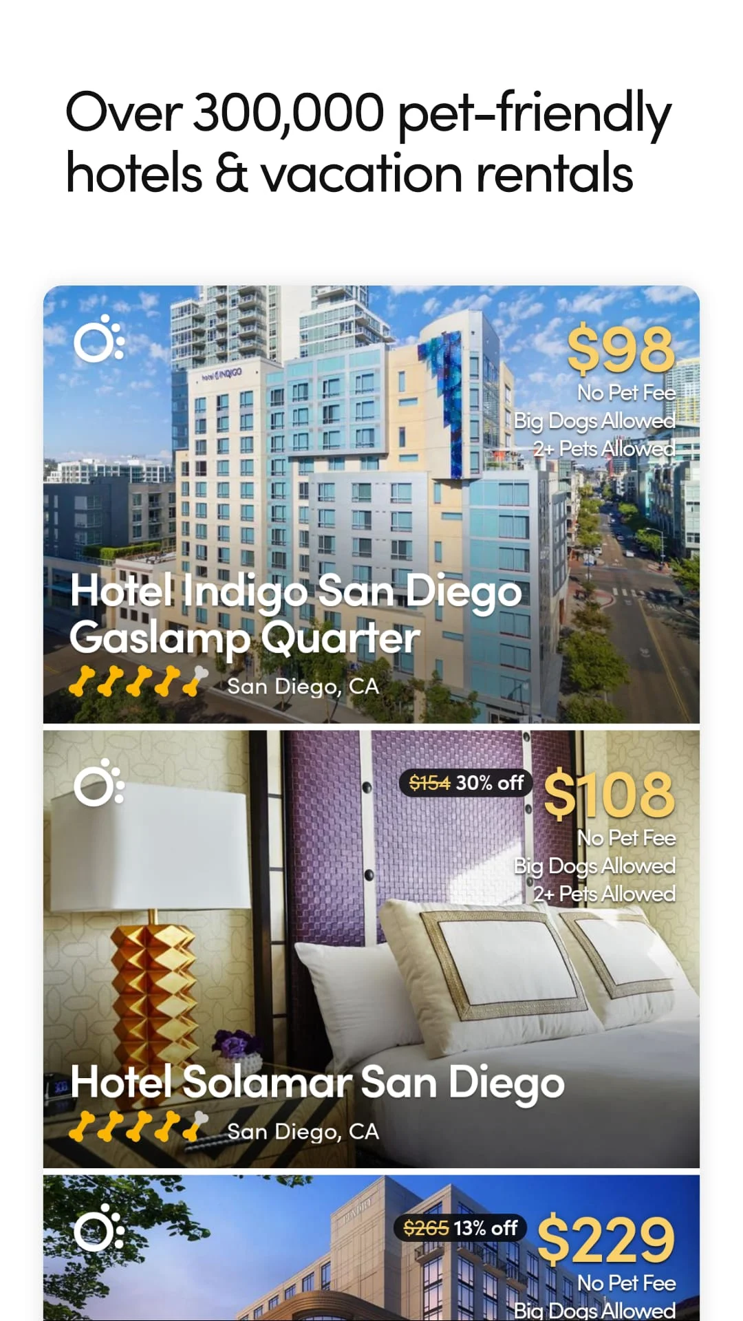 BringFido Pet Friendly Hotels Screenshot 2