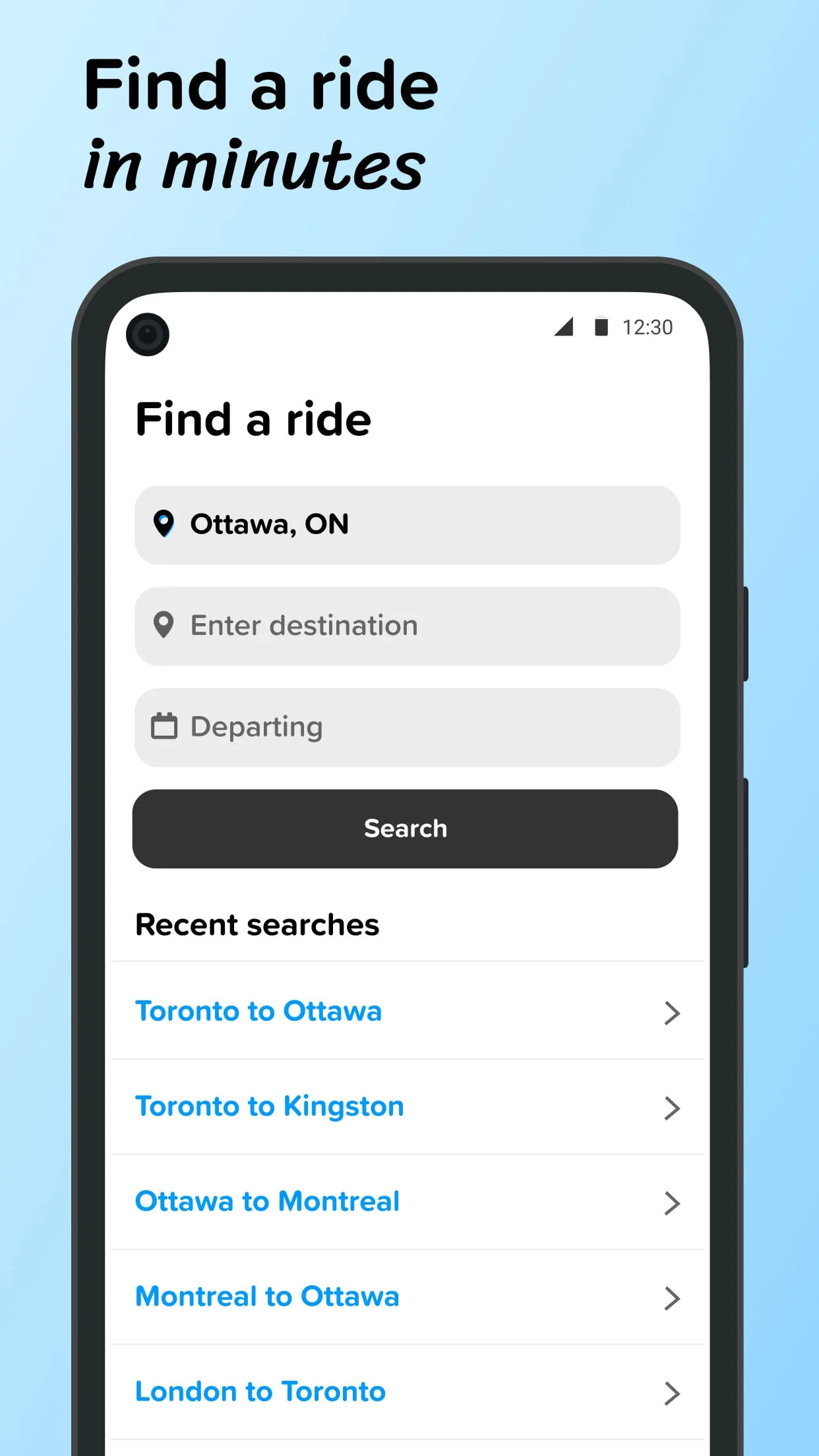 Poparide - Carpool in Canada Screenshot 3