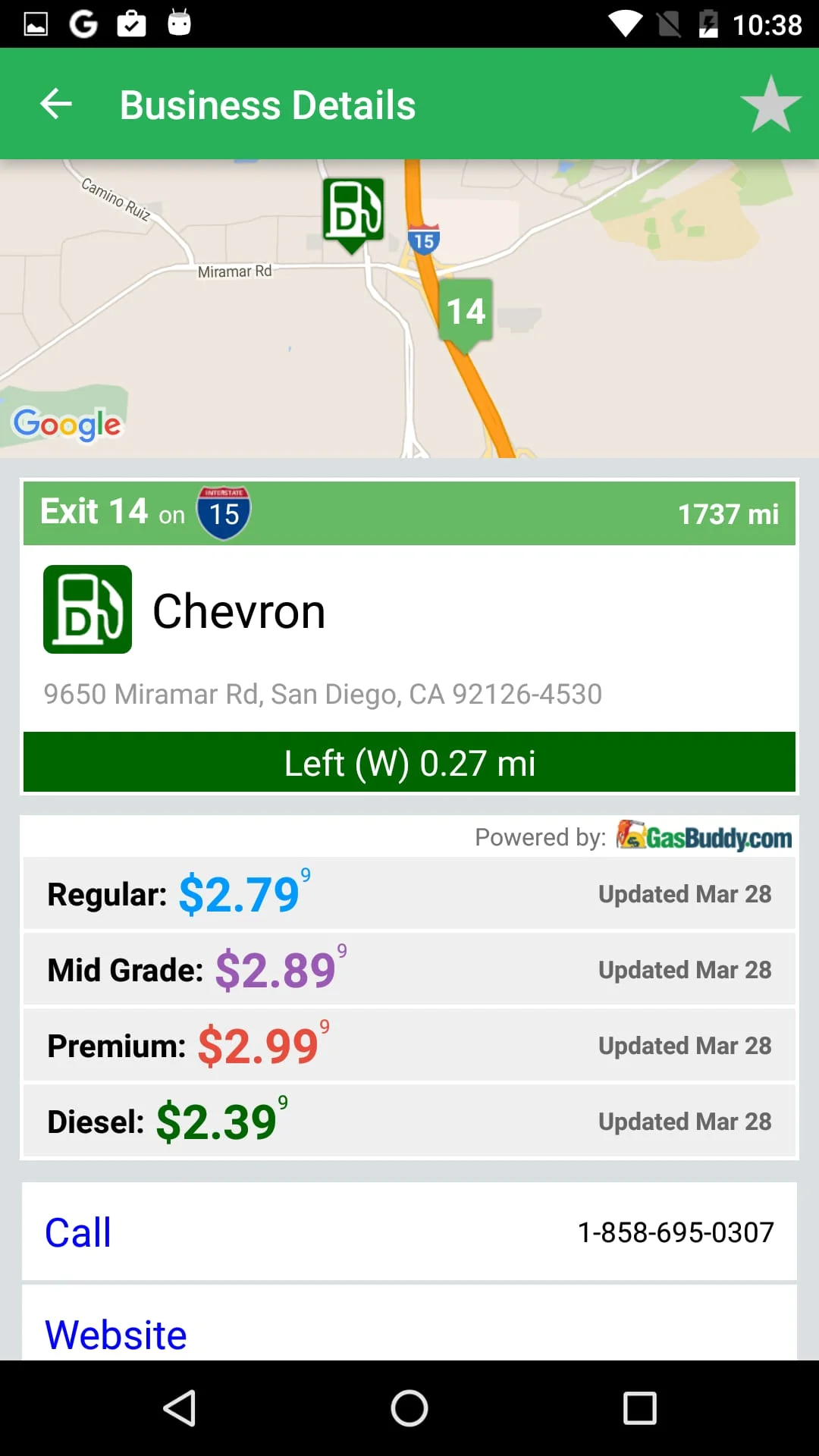 iExit Interstate Exit Guide Screenshot 4