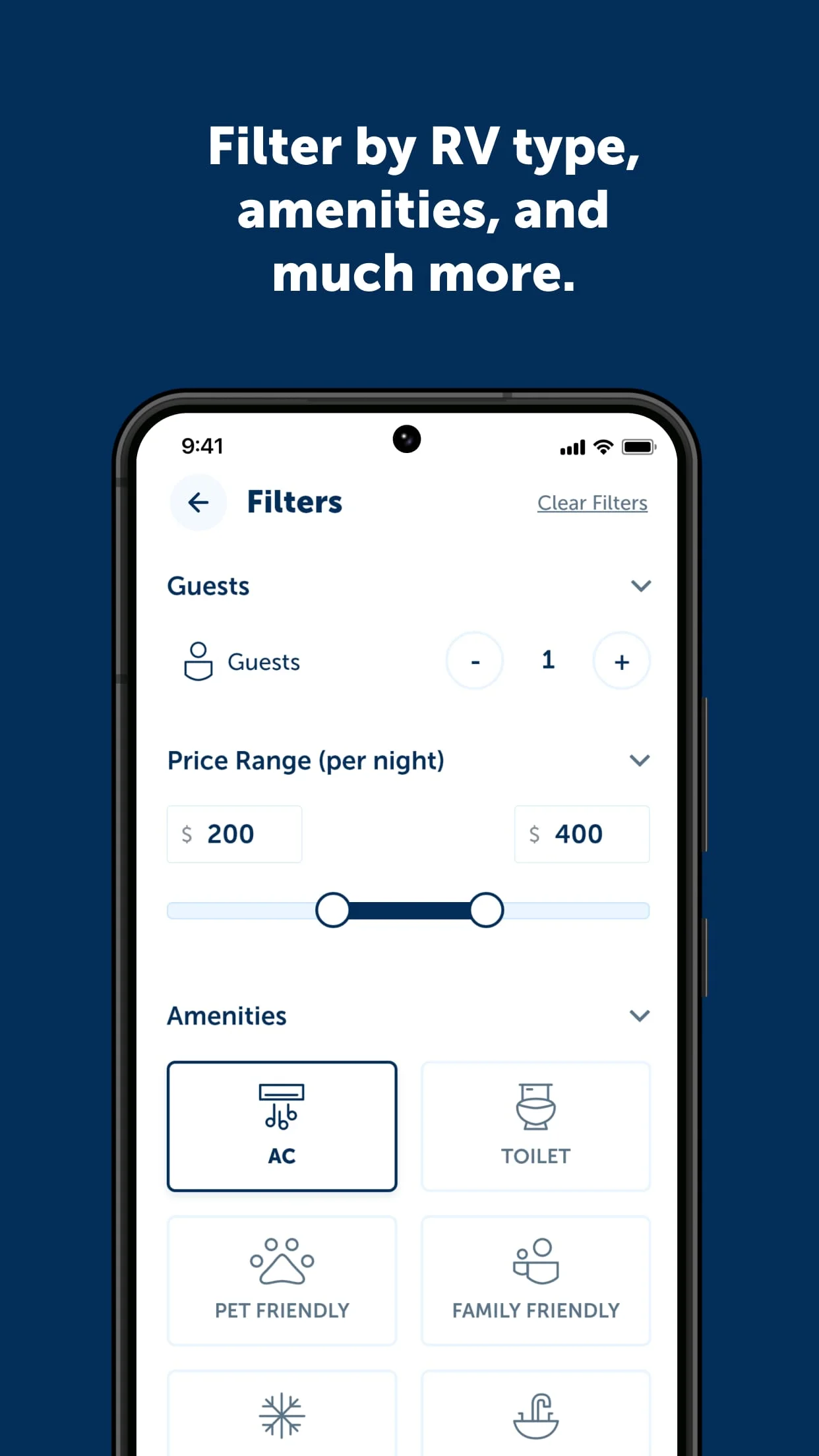 RVezy — RV Rentals. Made Easy Screenshot 4