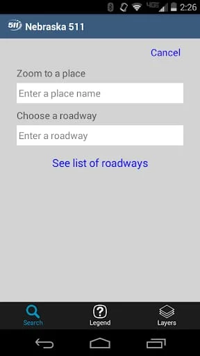 Nebraska 511 Screenshot 1