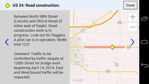 Nebraska 511 Screenshot 3