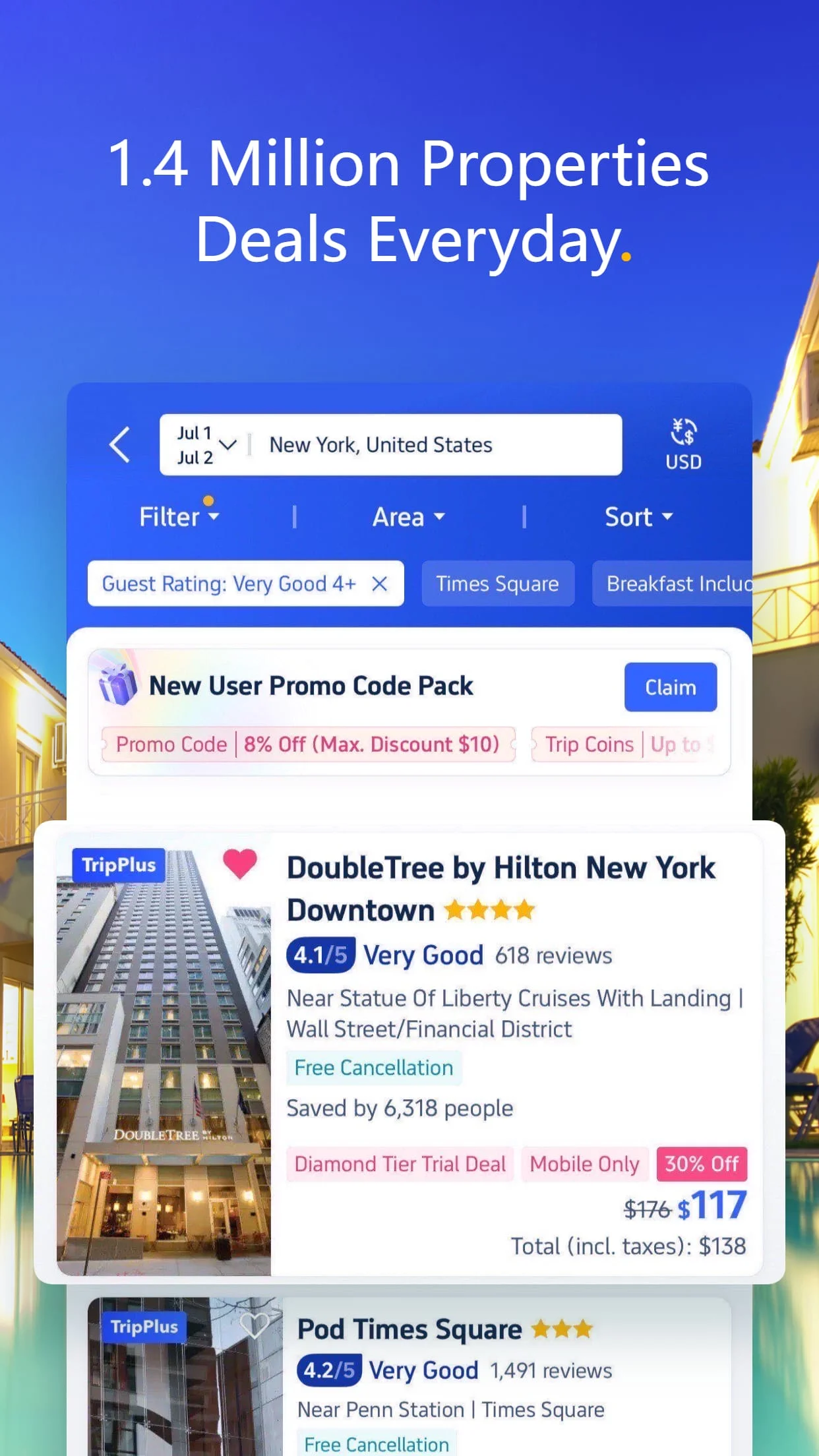 Trip.com: Book Flights, Hotels Screenshot 3