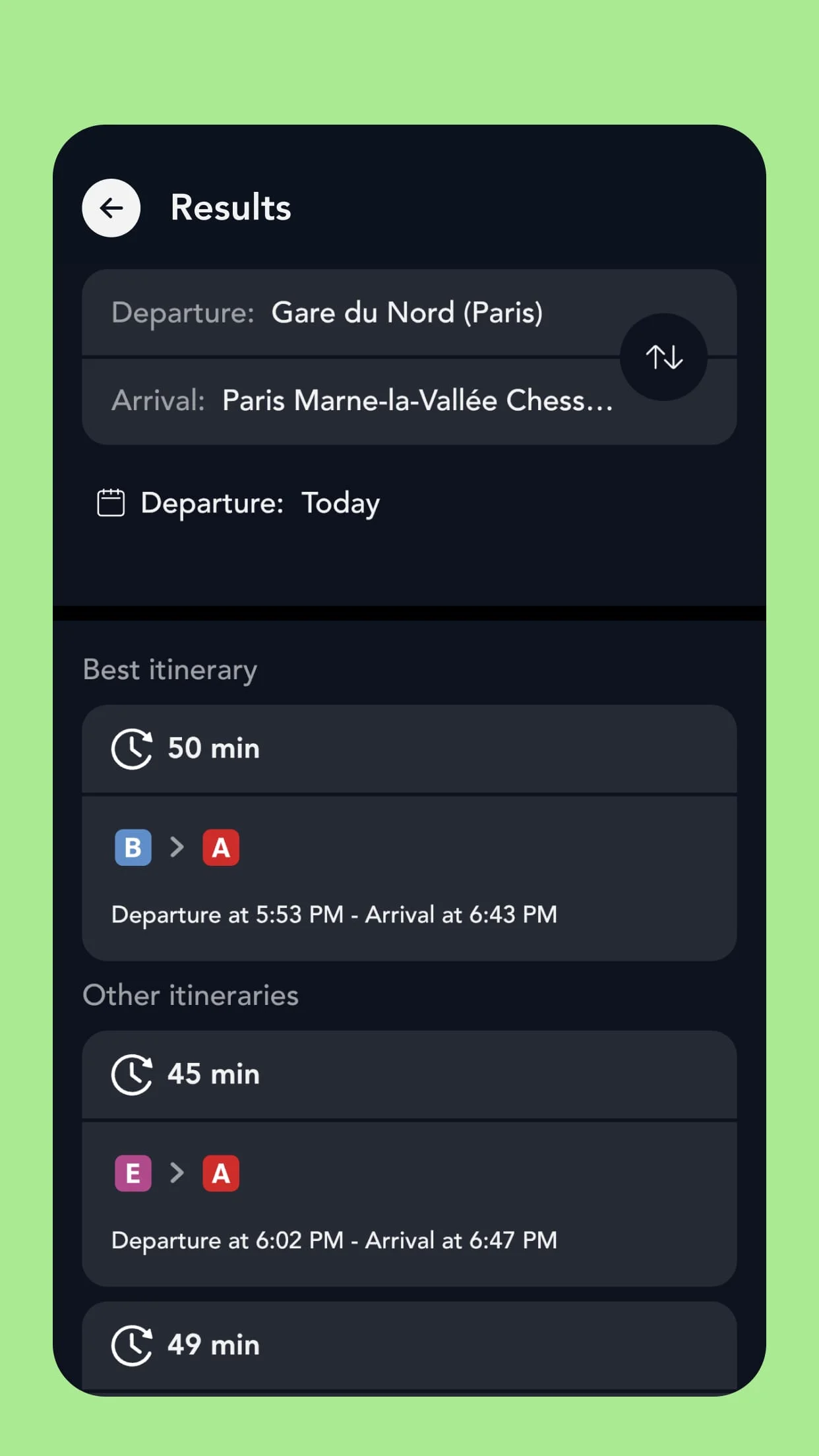 SNCF Connect: Trains & routes Screenshot 4