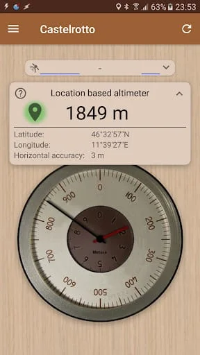 Accurate Altimeter Screenshot 1