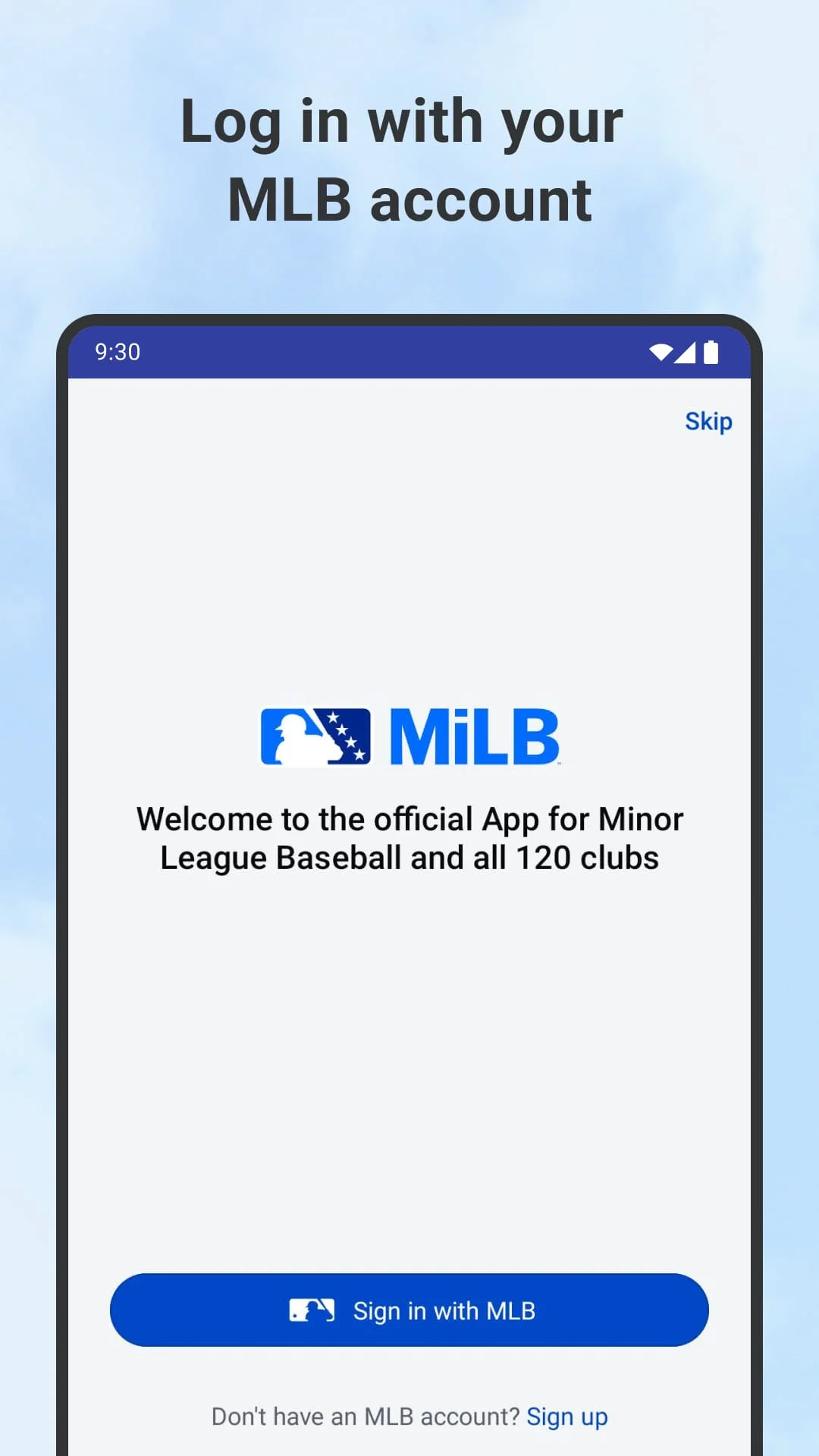 MiLB Screenshot 1