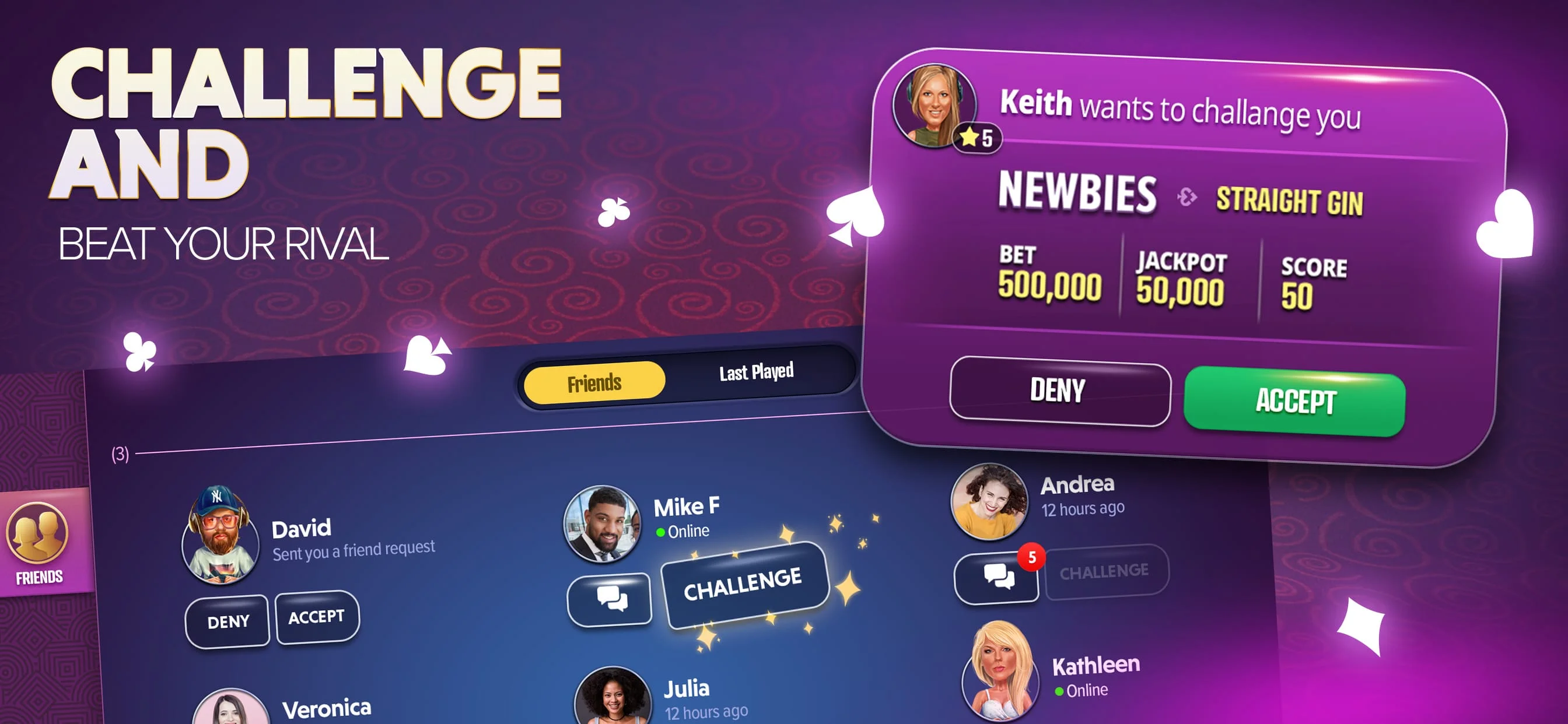 Gin Rummy Extra - Online Rummy Screenshot 3