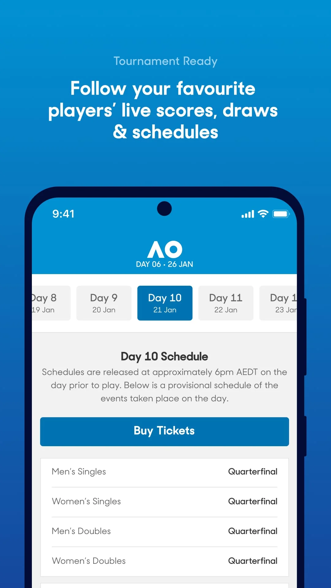 Australian Open Tennis 2025 Screenshot 3