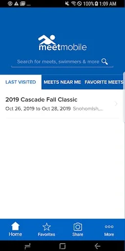 Meet Mobile: Swim Screenshot 1