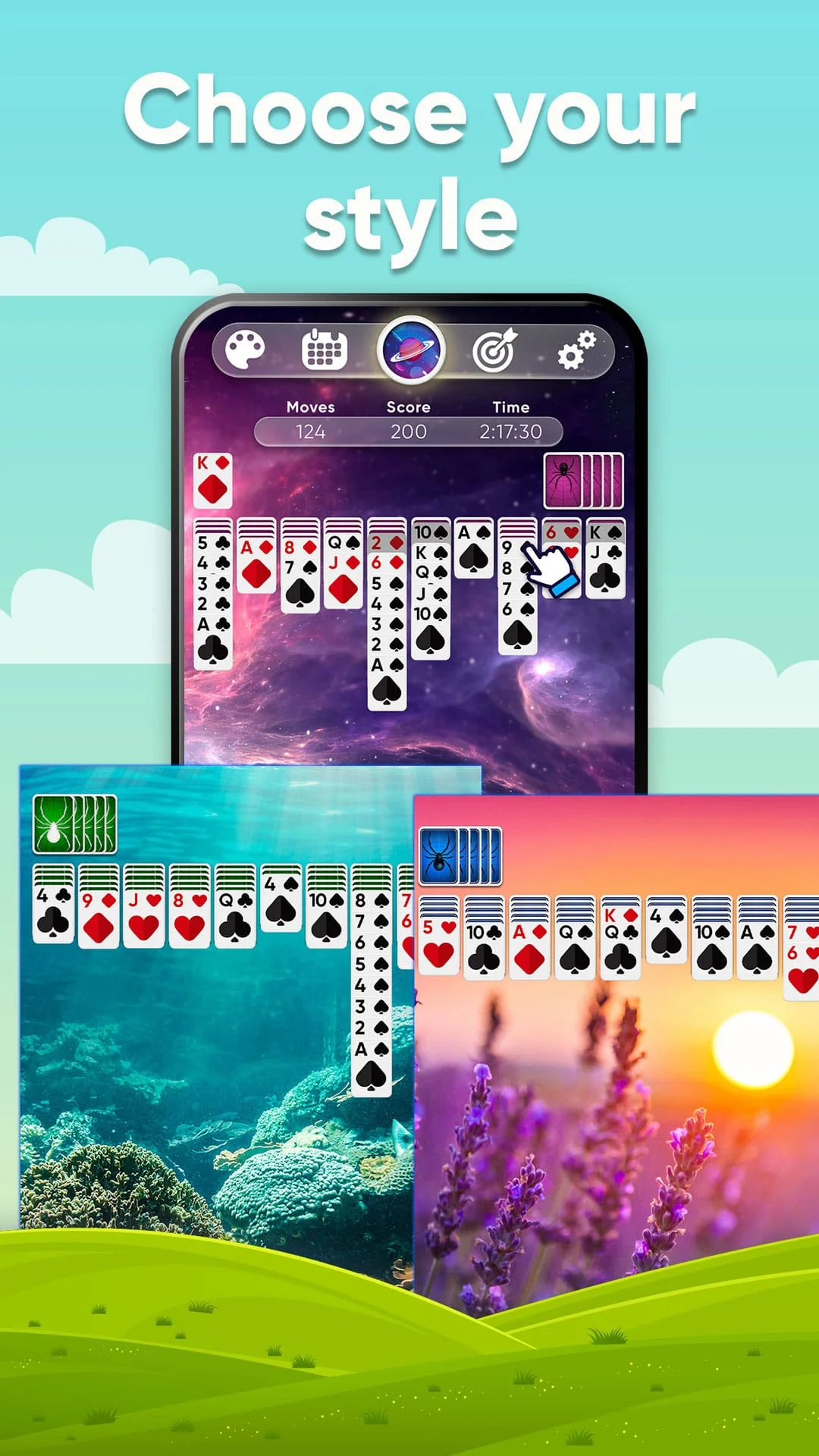 Spider Solitaire Screenshot 3