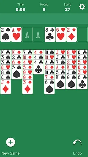 FreeCell (Classic Card Game) Screenshot 2