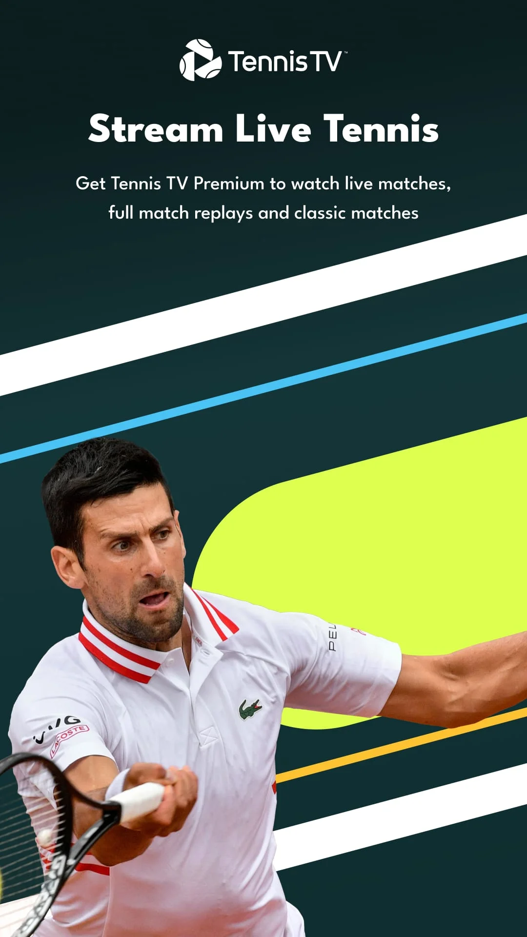 Tennis TV - Live Streaming Screenshot 1
