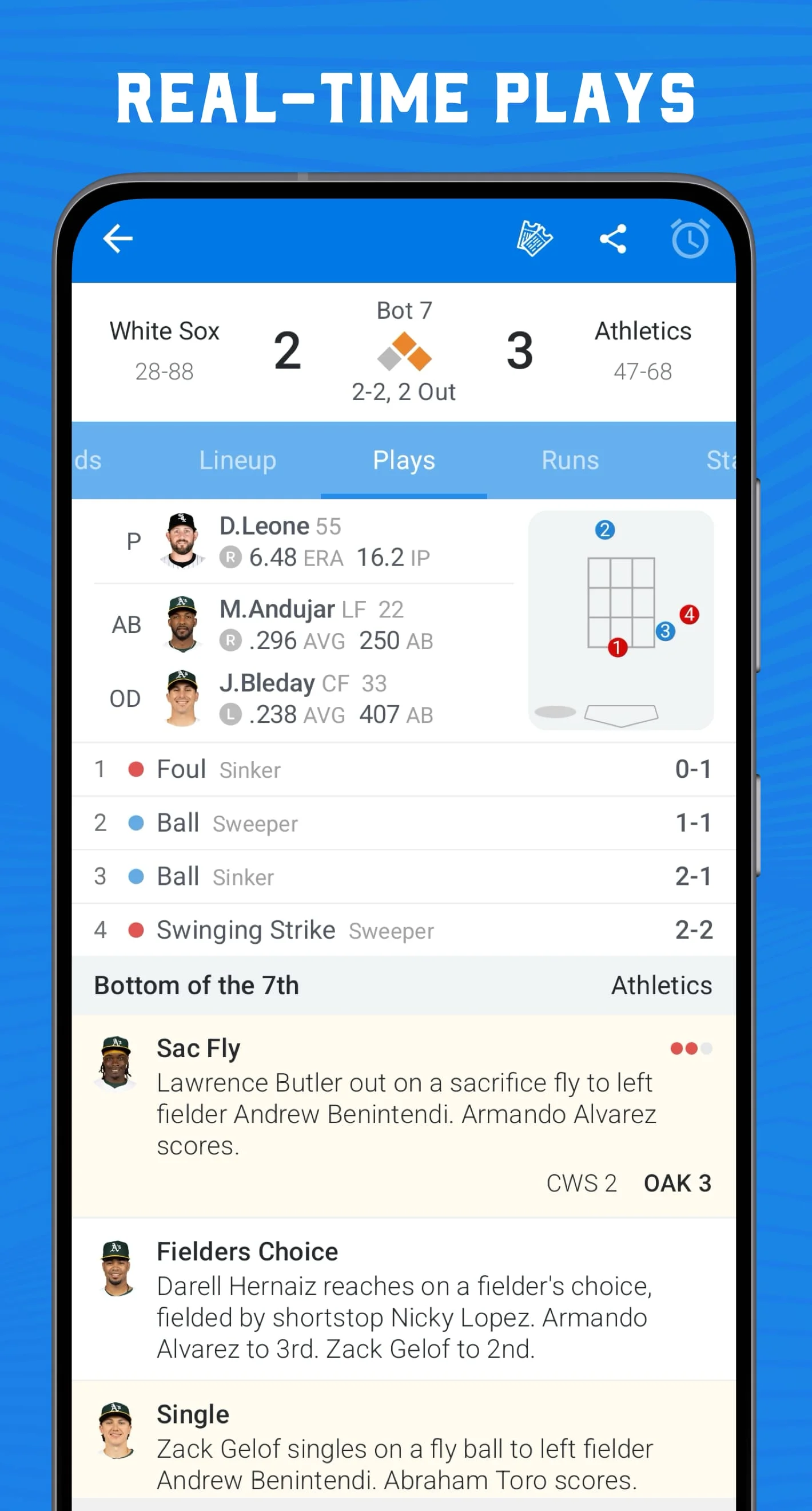 Scores App: MLB Baseball Screenshot 3