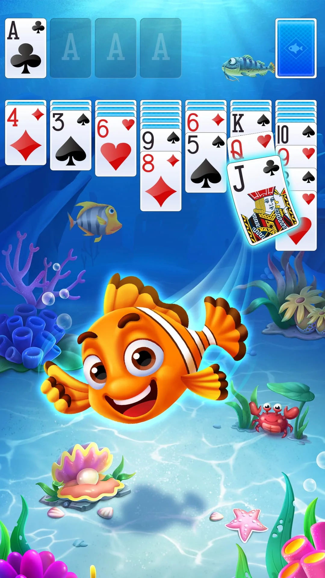 Solitaire - Fishland Screenshot 4