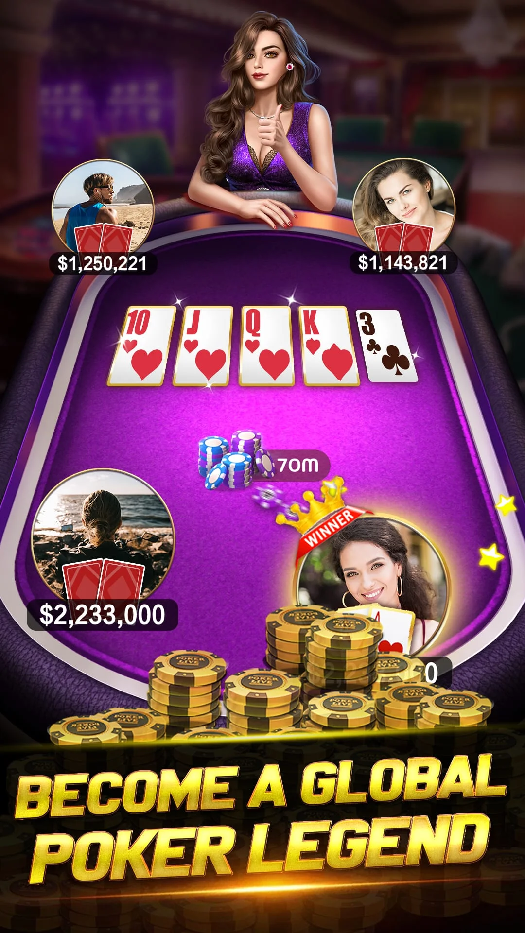 Poker Live: Texas Holdem Game Screenshot 2