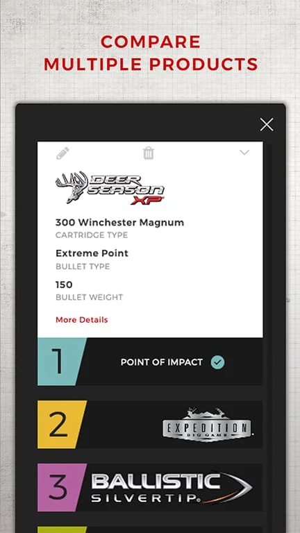 Winchester Ballistics App Screenshot 4