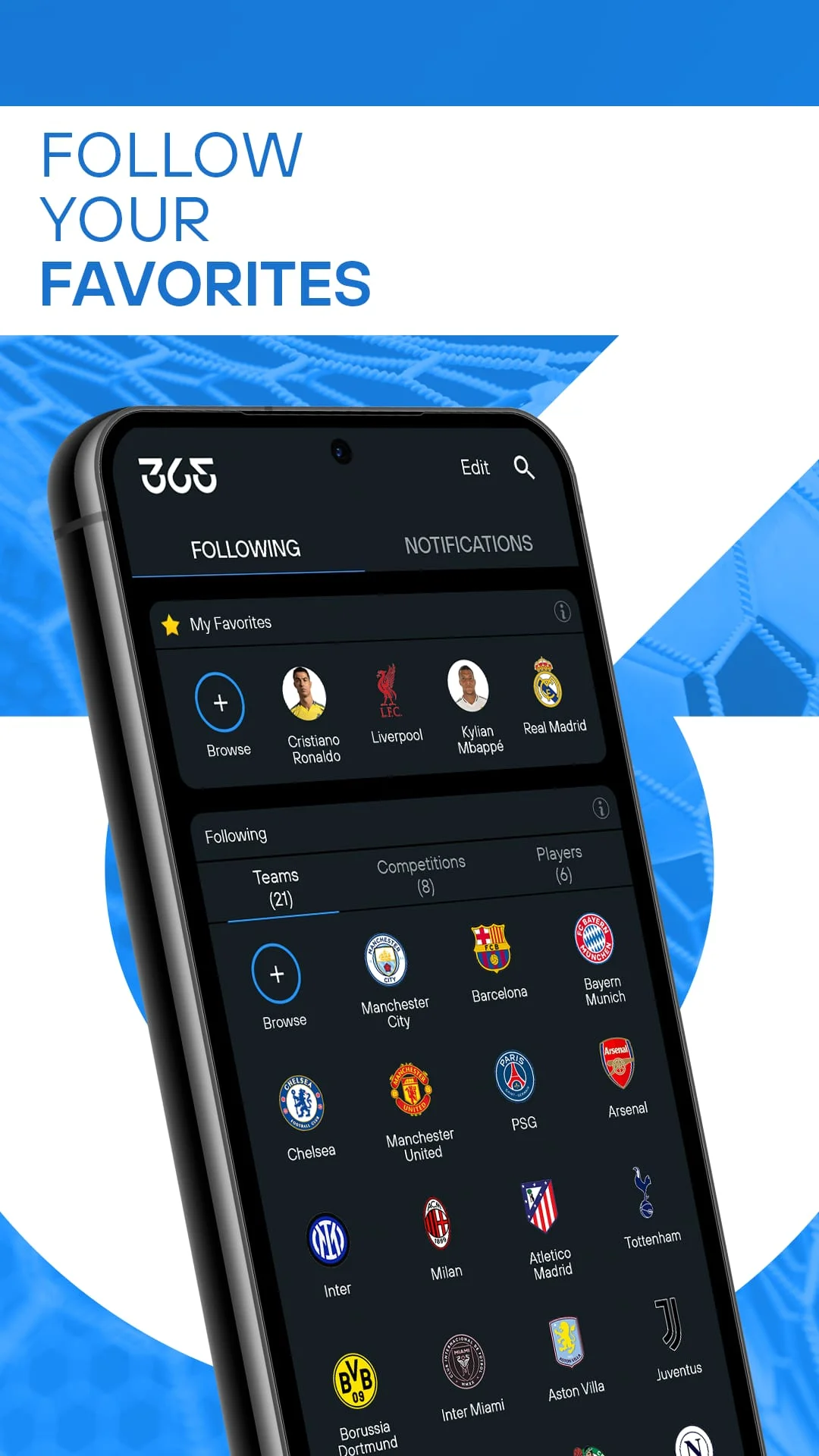 365Scores: Live Scores & News Screenshot 1