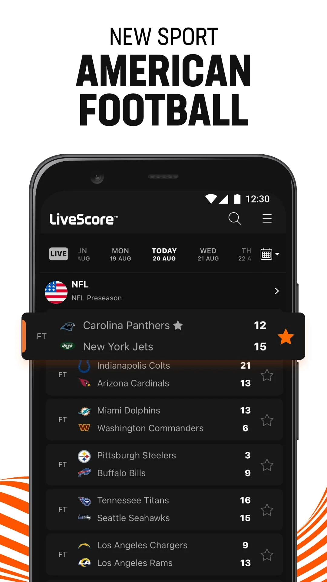 LiveScore: Live Sports Scores Screenshot 3