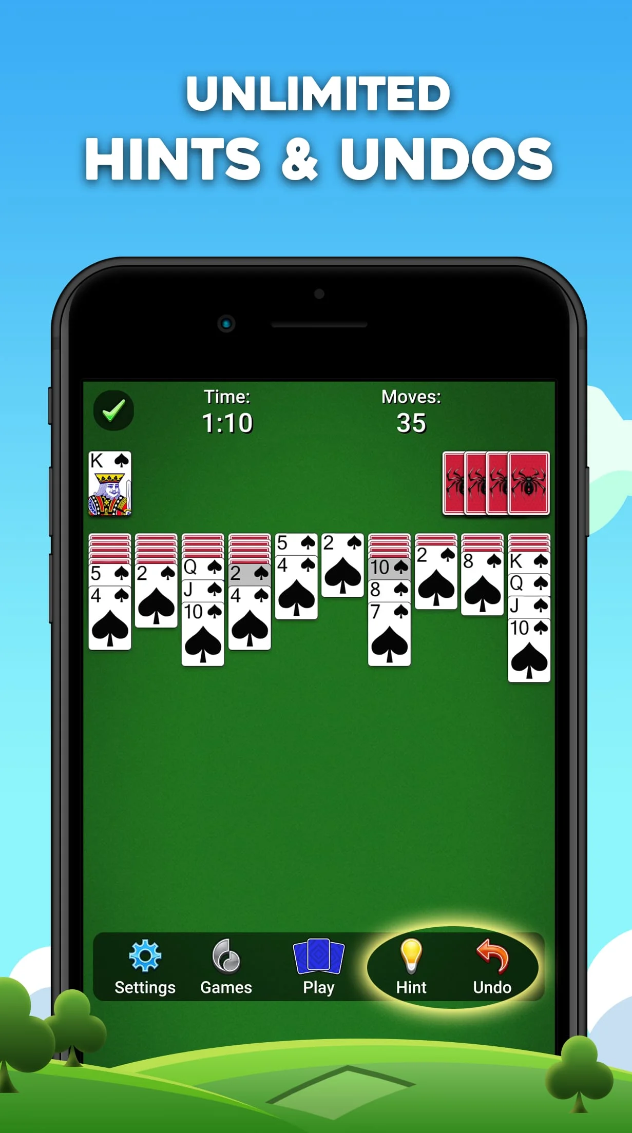Spider Solitaire: Card Games Screenshot 3