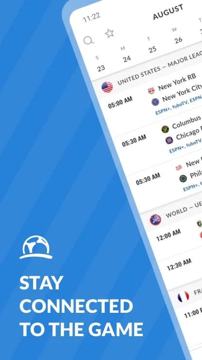 Live Soccer TV: Scores & Stats Screenshot 1