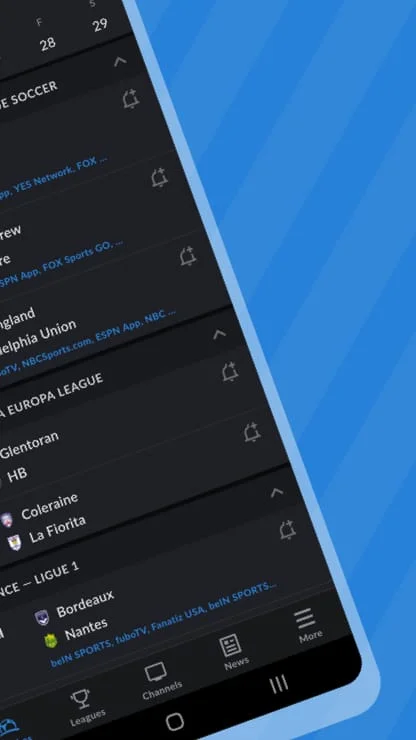 Live Soccer TV: Scores & Stats Screenshot 2