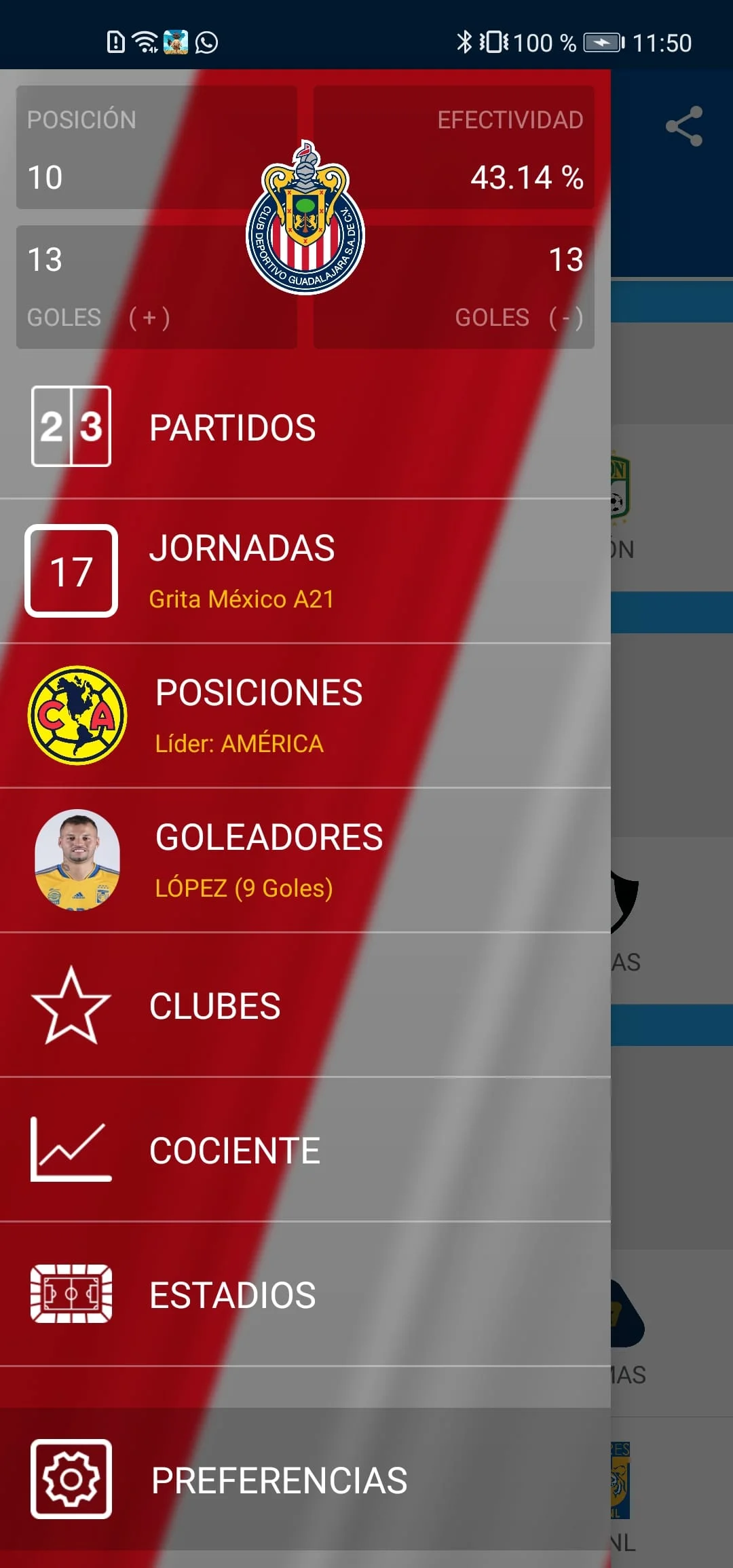 AppMX - Fútbol de México Screenshot 2