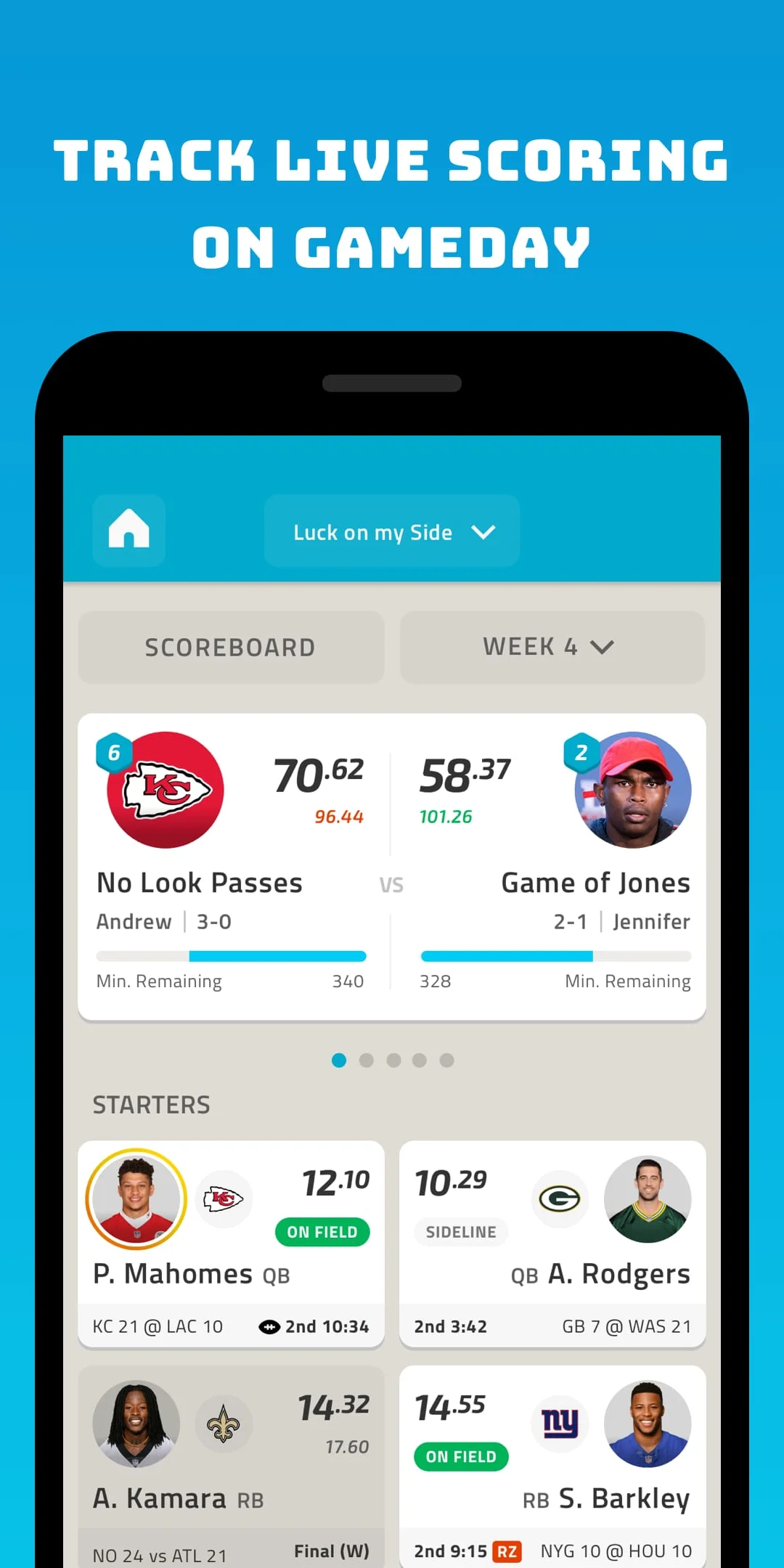 NFL Fantasy Football Screenshot 1