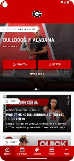Georgia Bulldogs Gameday LIVE Screenshot 1